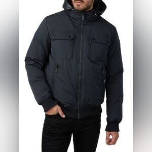 Pajar Canada Clifton Down Bomber Jacket Men's Heavy Duty COAT Size XL‎ Black